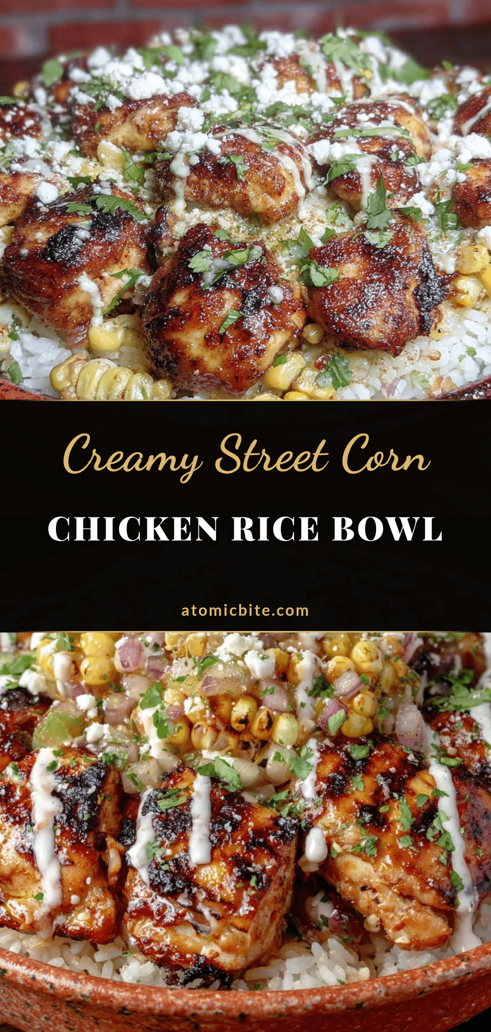street corn chicken rice bowl recipe