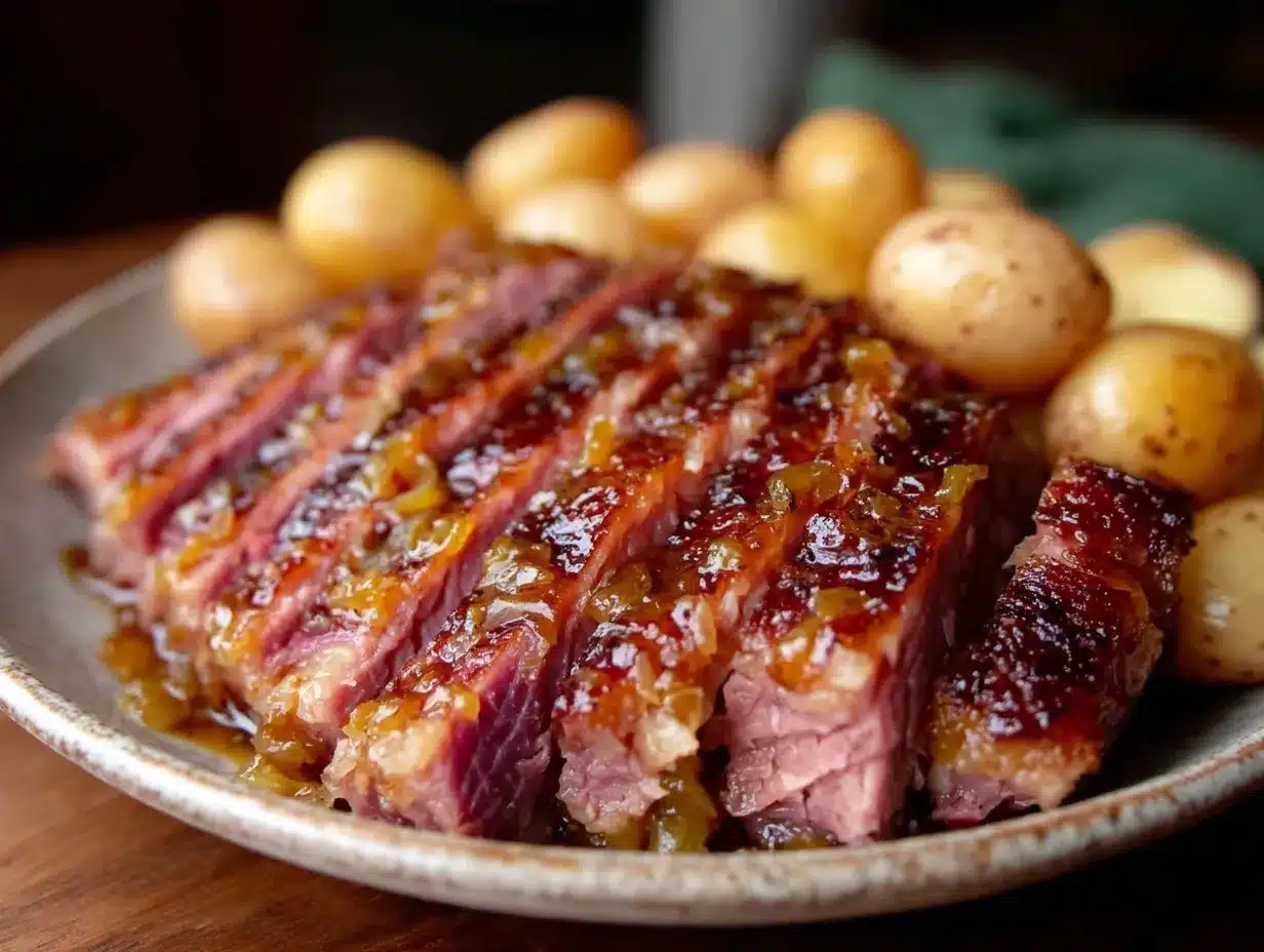 tender corned beef and cabbage slow cooker recipe preparation steps