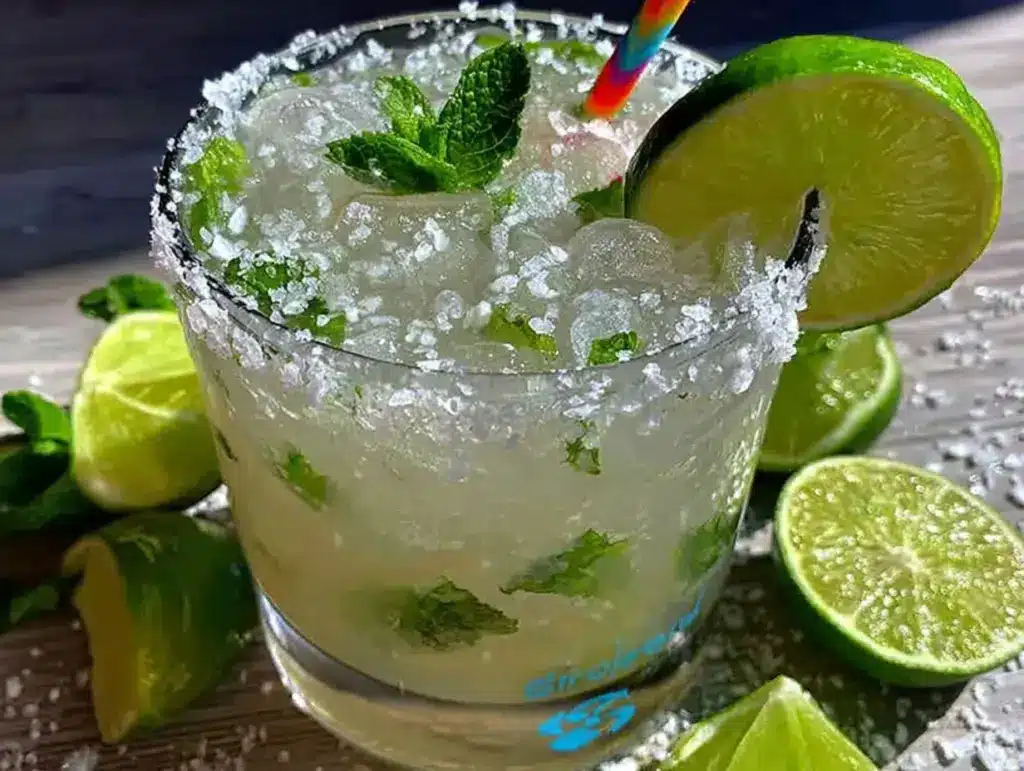 virgin margarita mocktail for kids - featured image