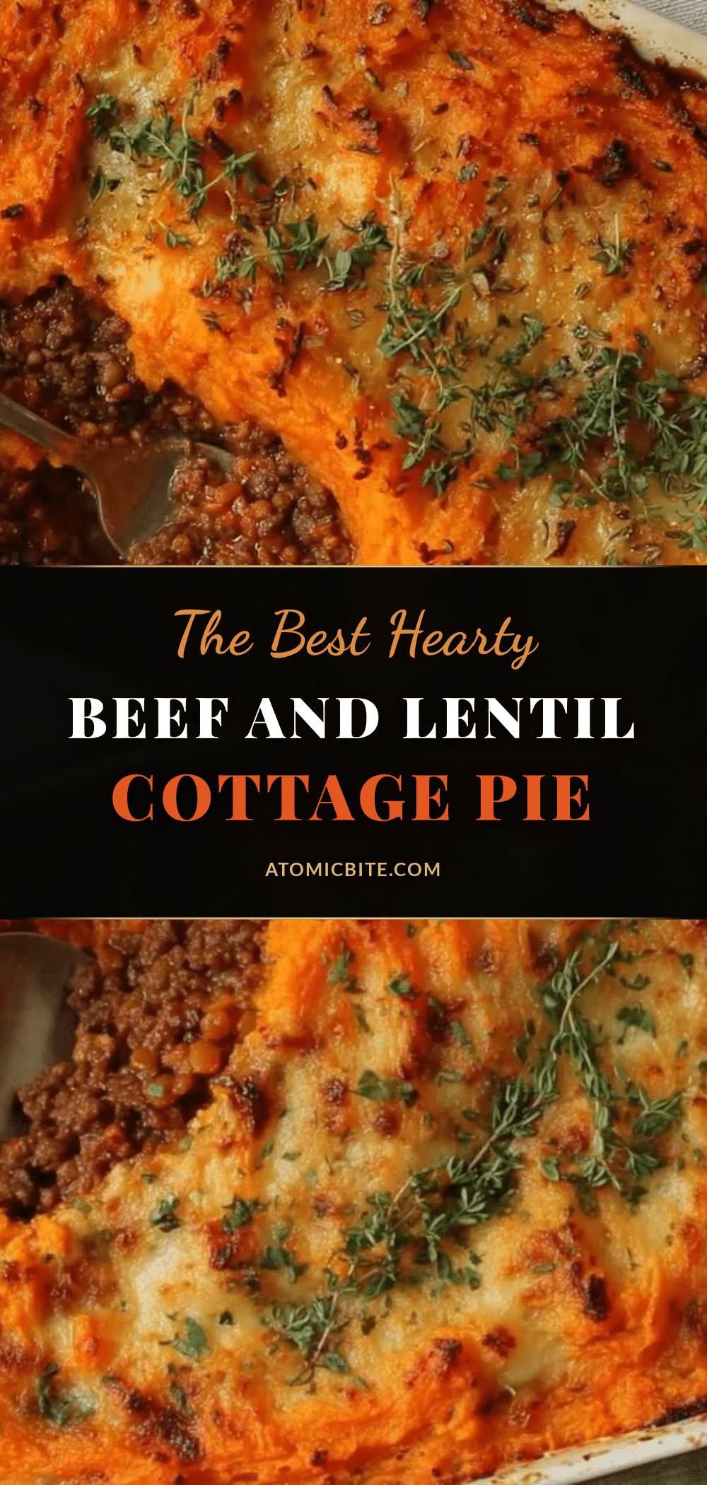 beef and lentil cottage pie recipe