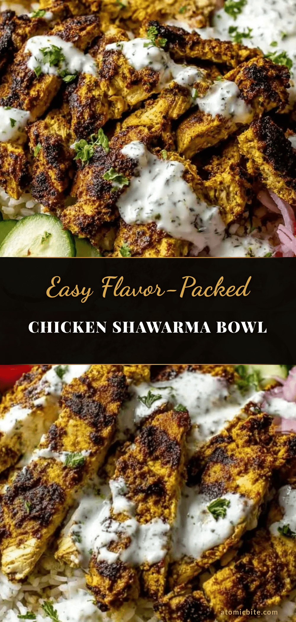 chicken shawarma bowl recipe