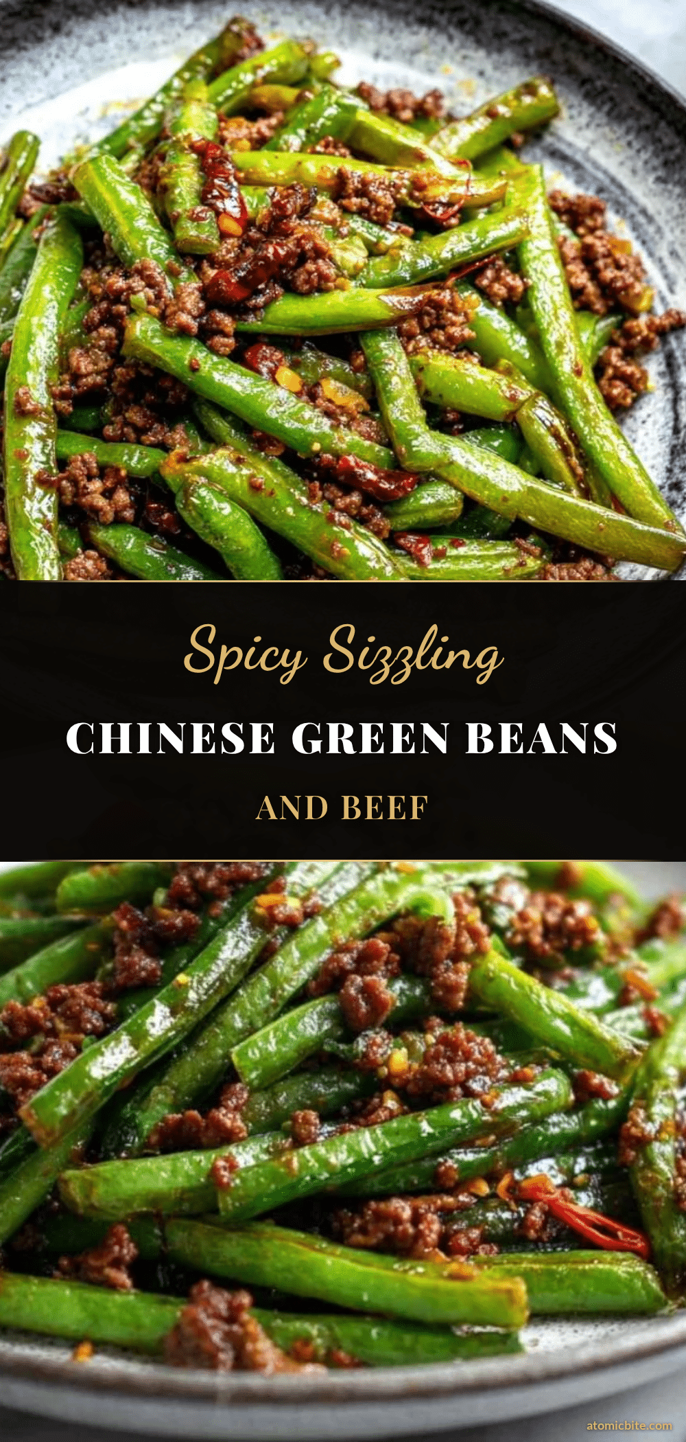 chinese green beans and ground beef stir-fry recipe