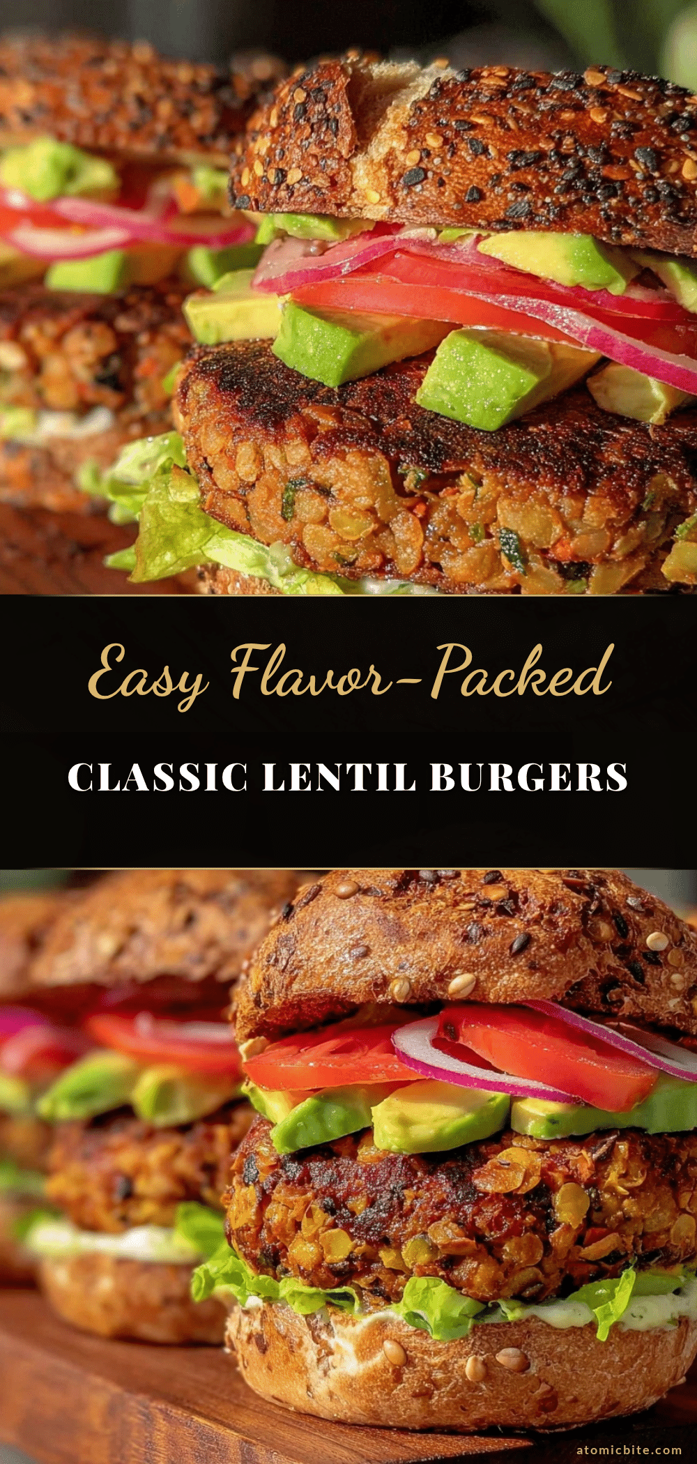 classic lentil burgers recipe