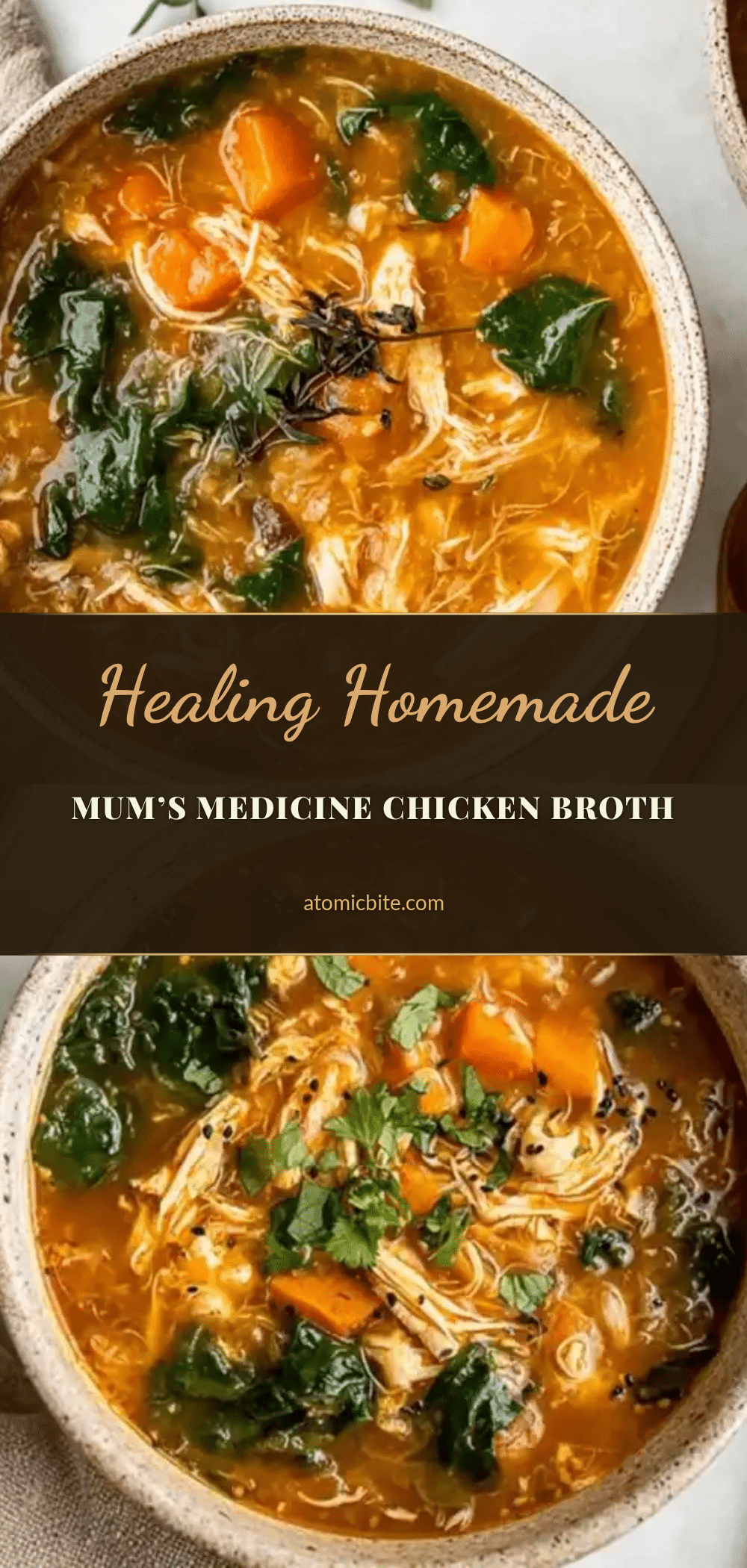 cozy mums medicine chicken broth recipe