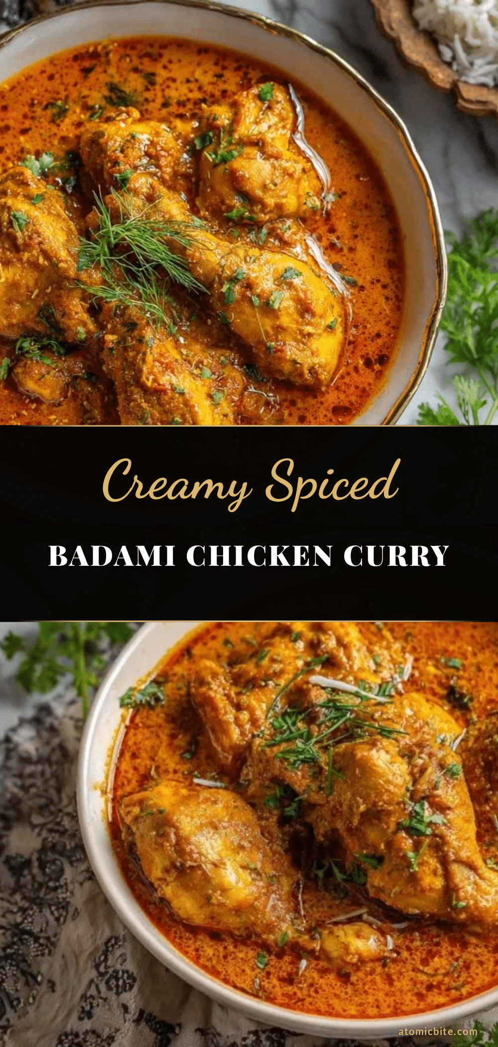 creamy badami chicken curry recipe