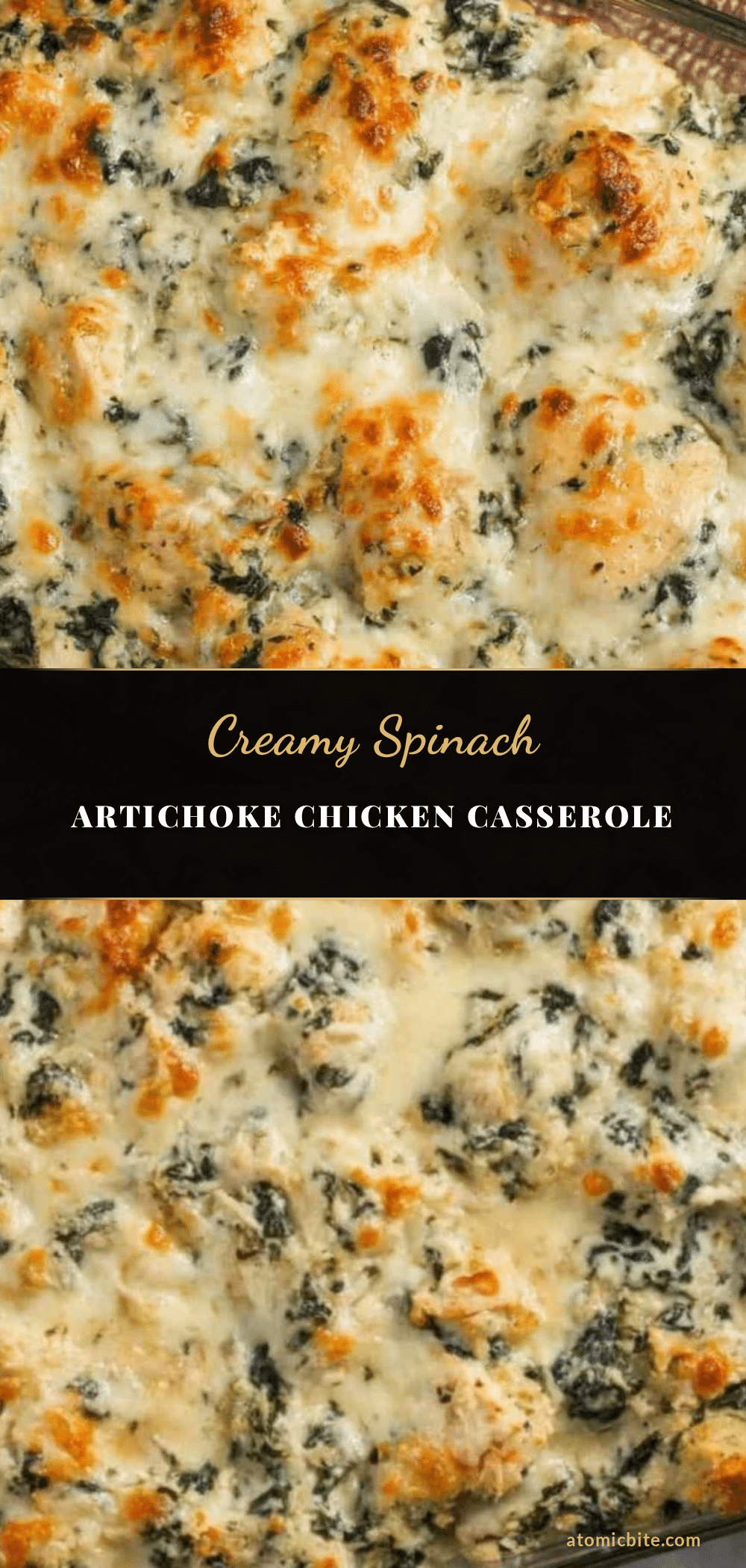 creamy spinach and artichoke chicken casserole recipe