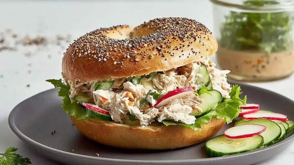 creamy tuna everything bagel delight preparation steps
