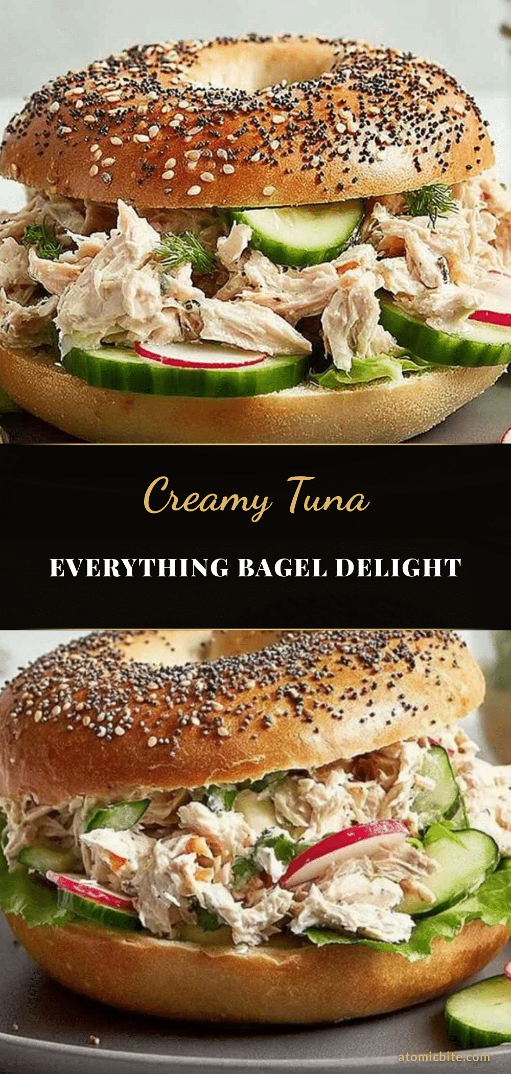 creamy tuna everything bagel delight recipe