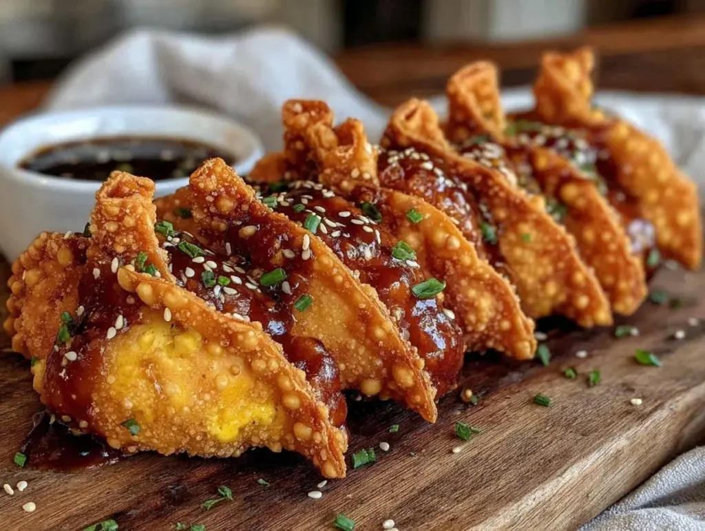 crispy chicken wonton tacos - featured image