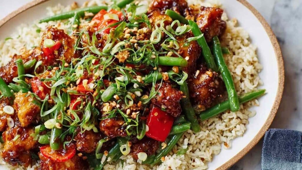 Crispy General Tso’s Chicken preparation steps