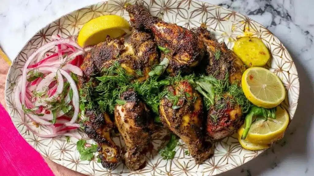 crispy high protein sumac chicken air fryer recipe preparation steps