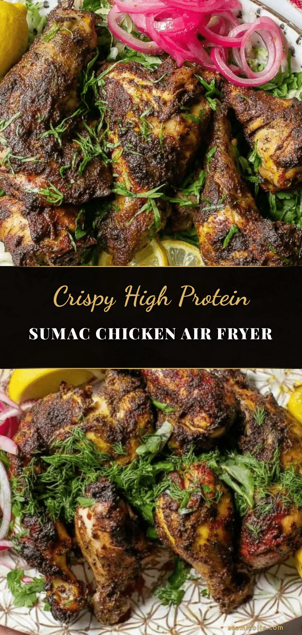 crispy high protein sumac chicken air fryer recipe recipe
