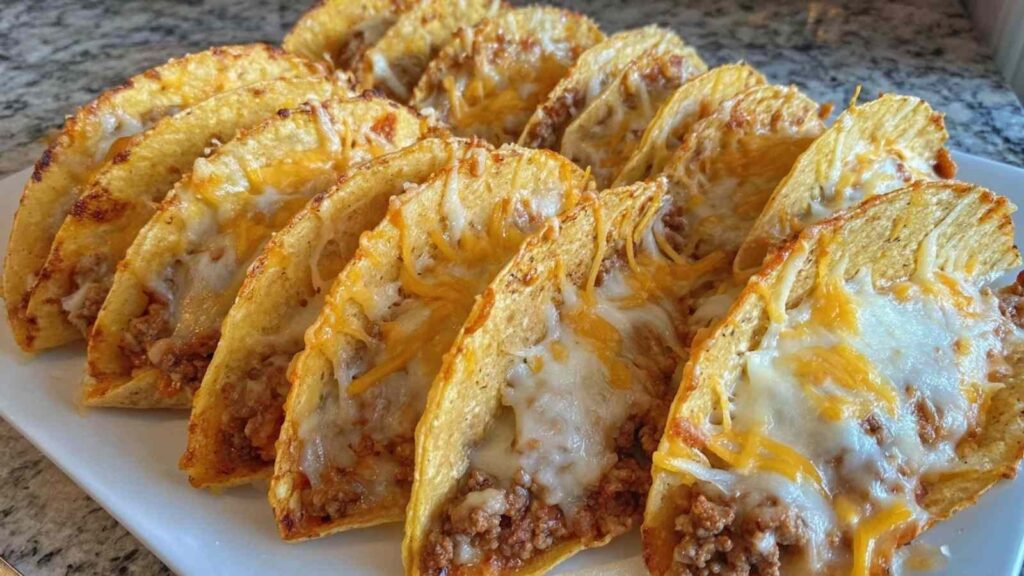 crispy spicy baked tacos - featured image