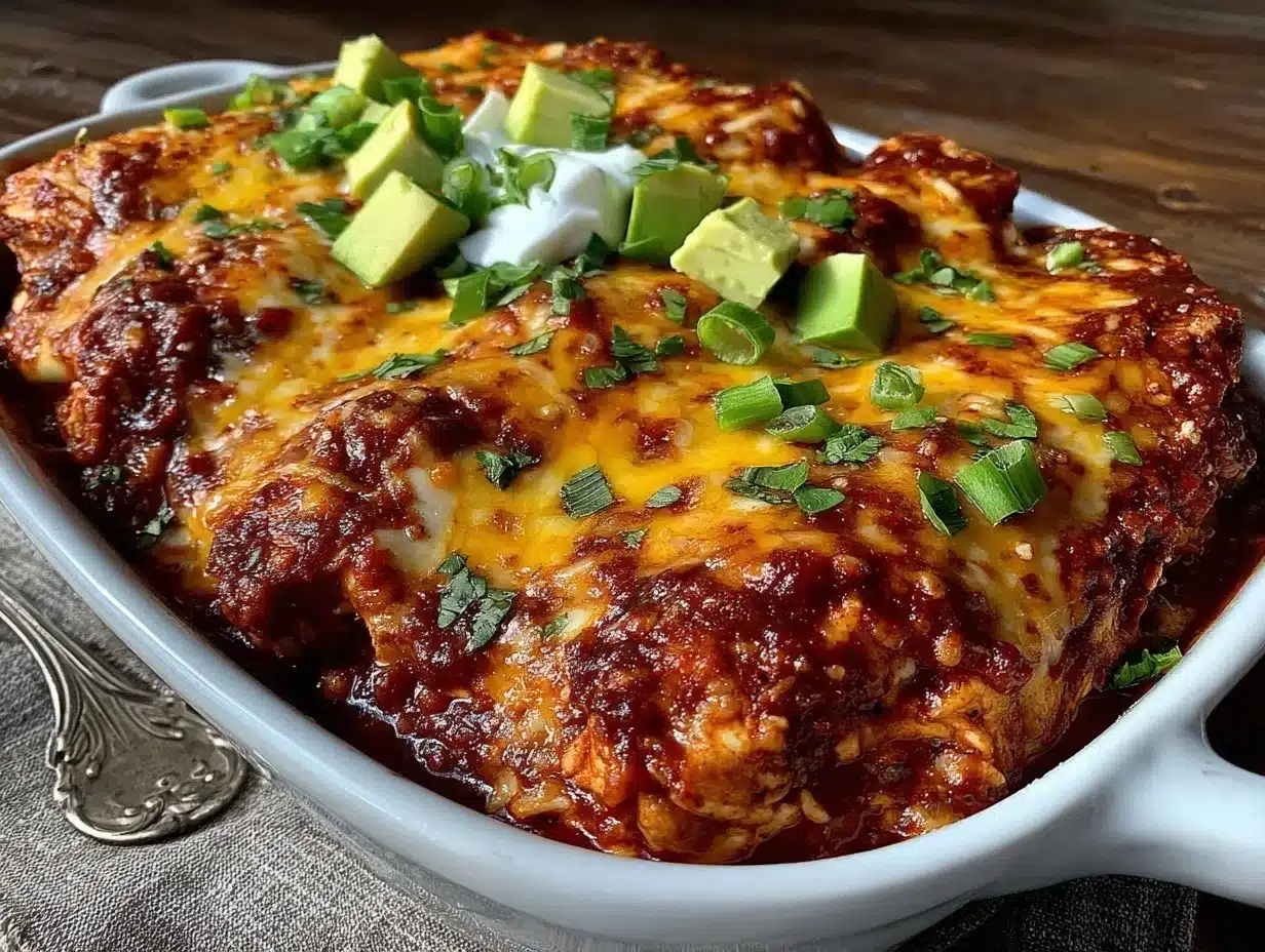 easy cheesy rotisserie chicken enchiladas preparation steps