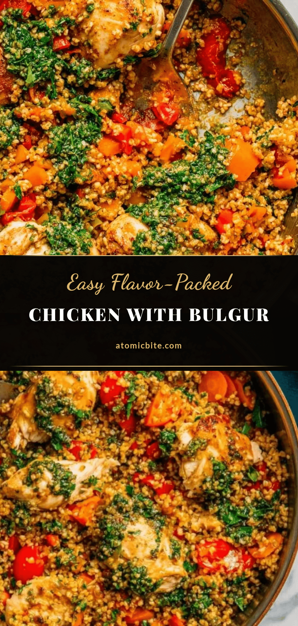easy flavor-packed chicken with bulgur recipe