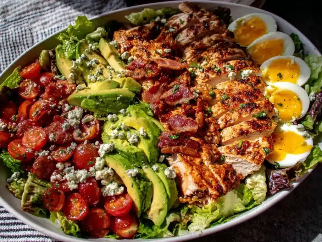fresh classic Cobb salad - featured image