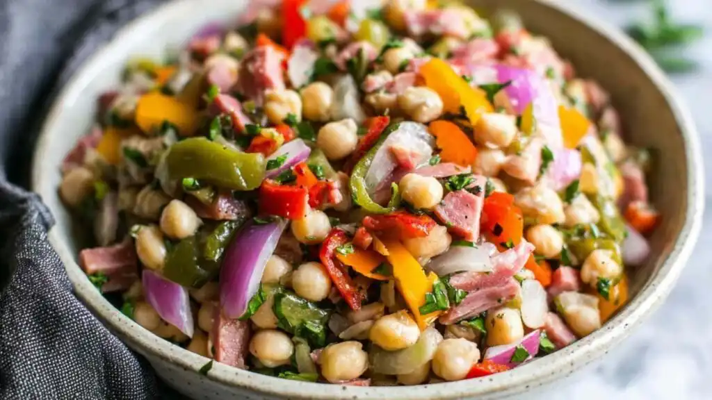fresh grinder dense bean salad preparation steps