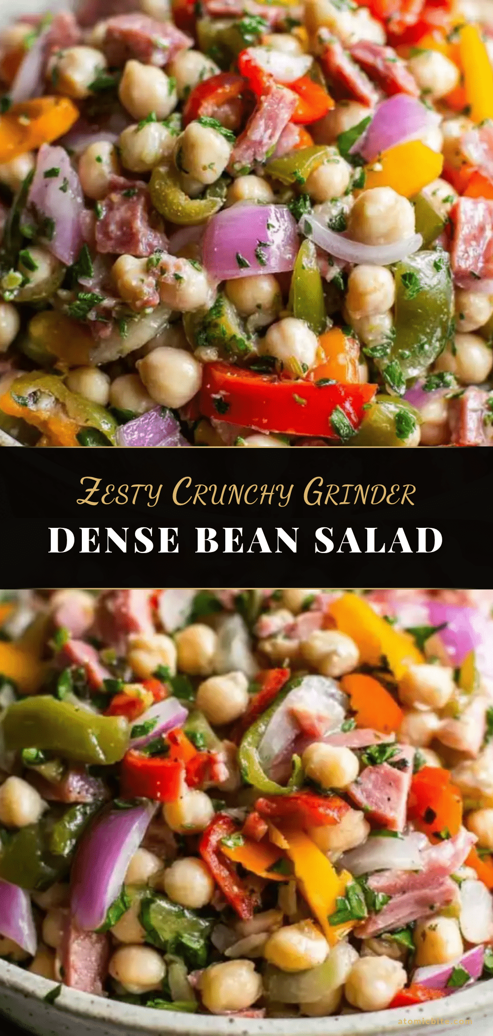 fresh grinder dense bean salad recipe