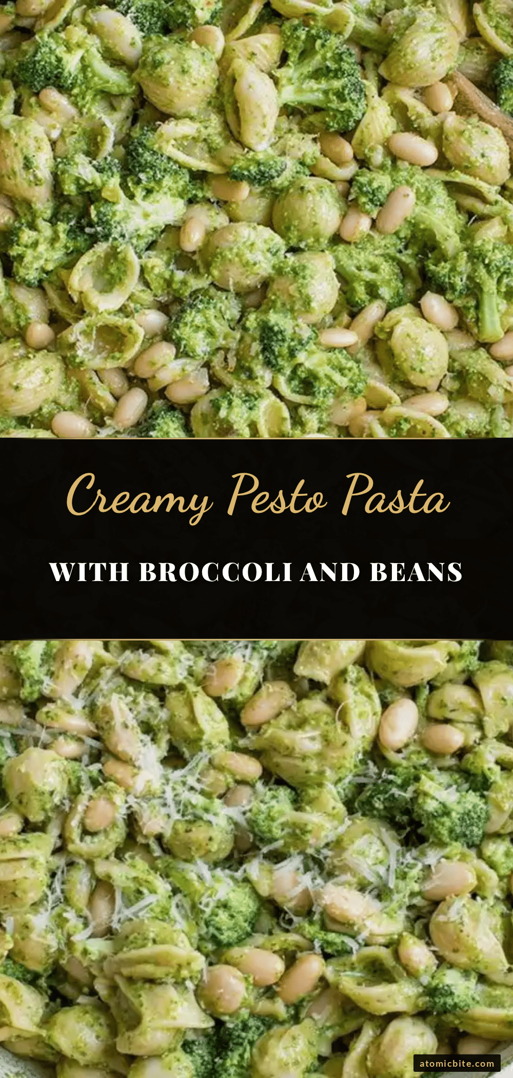 fresh pesto pasta with broccoli and white beans recipe