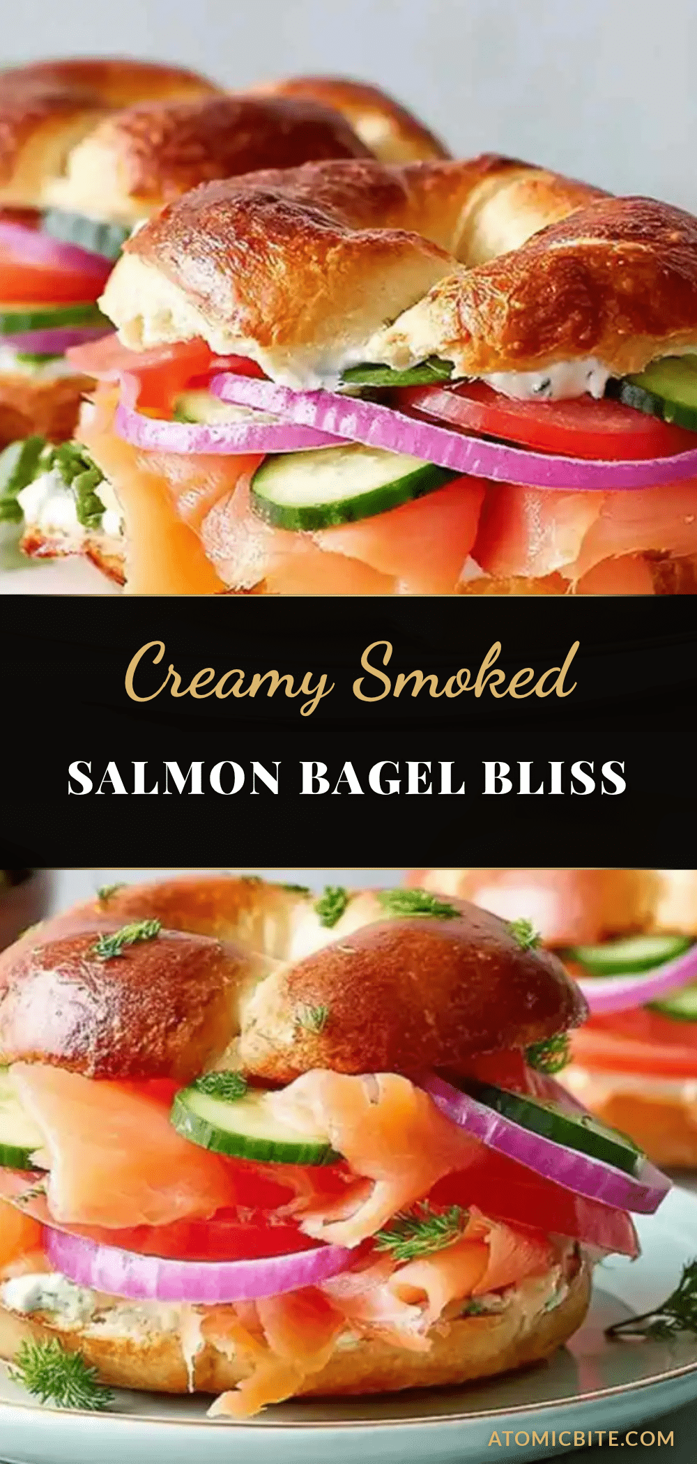 fresh smoked salmon bagel recipe