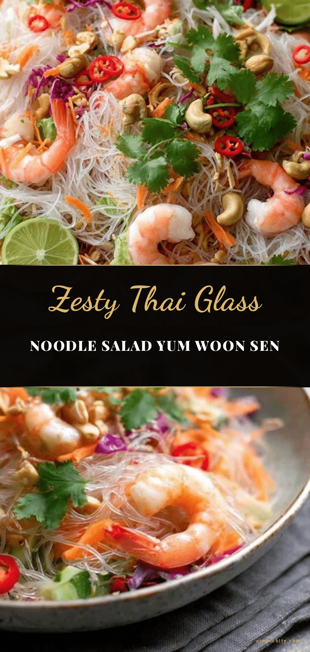 Fresh Yum Woon Sen Thai Glass Noodle Salad recipe