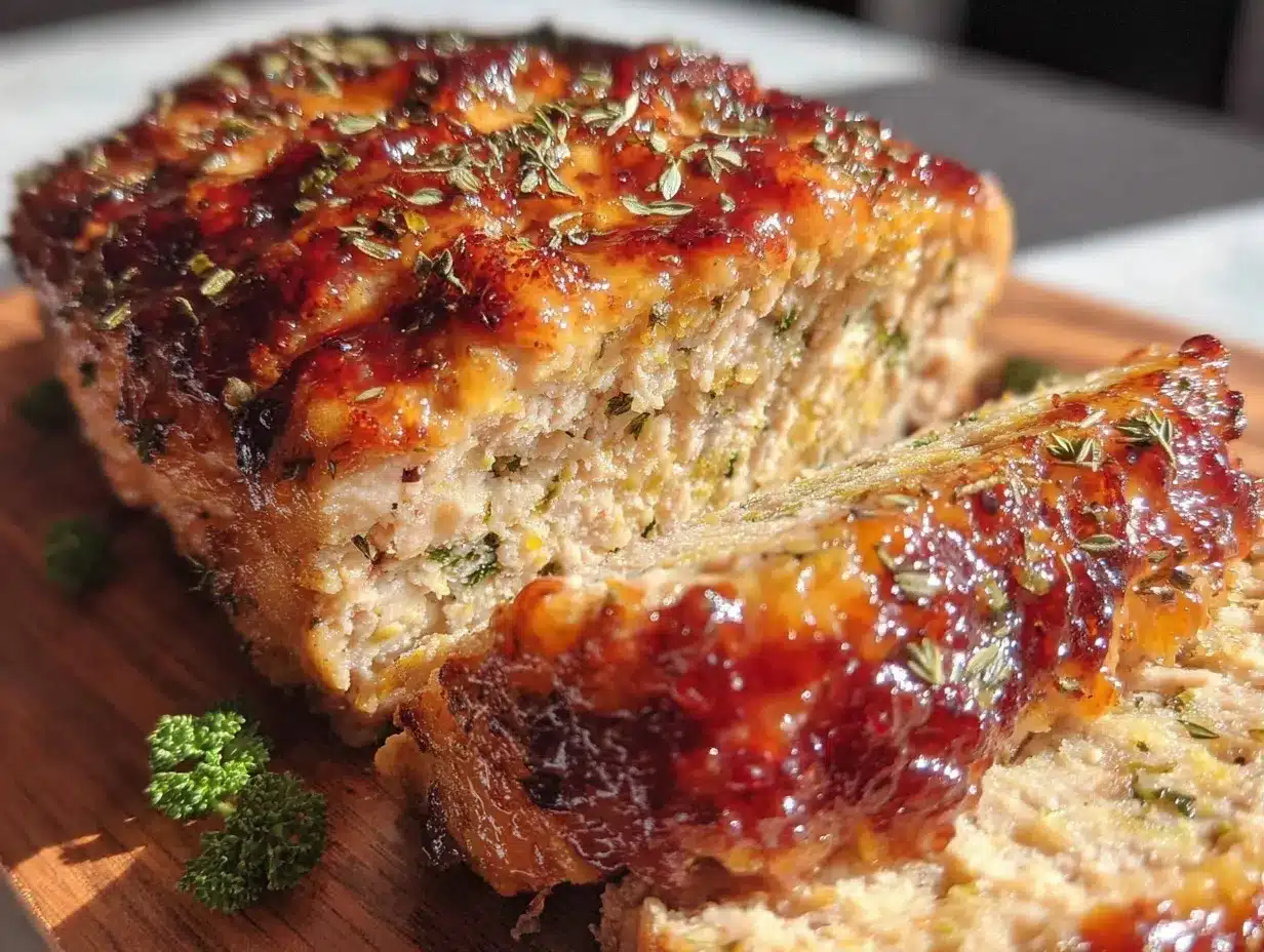 garlic parmesan chicken meatloaf preparation steps