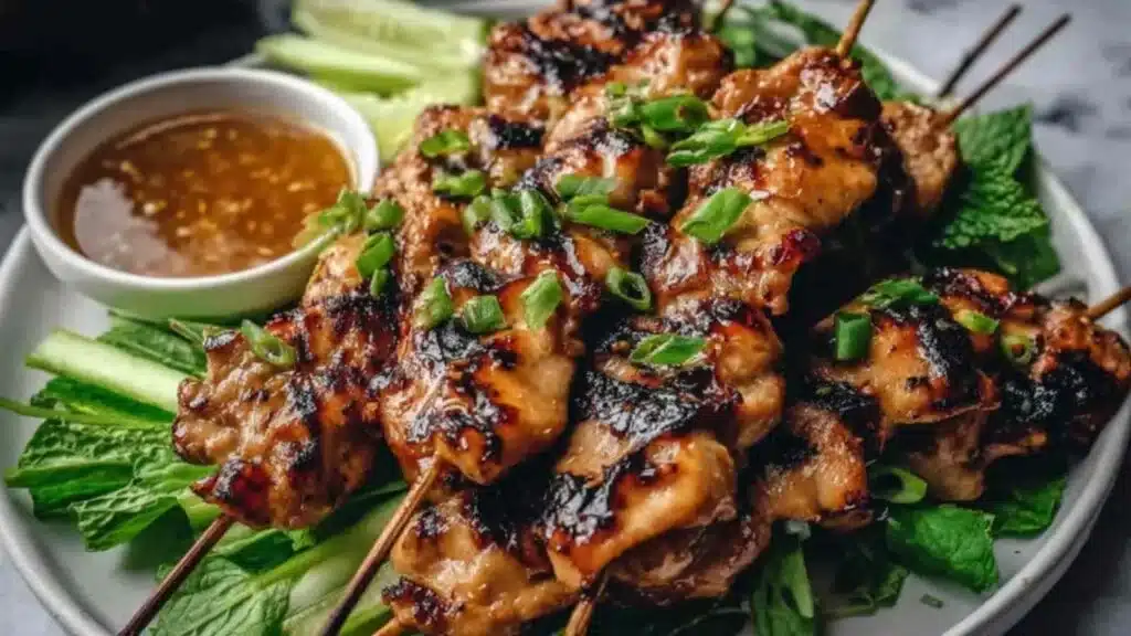 grilled vietnamese chicken ga nuong sa preparation steps