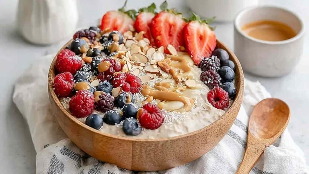 healthy protein-packed overnight oats preparation steps