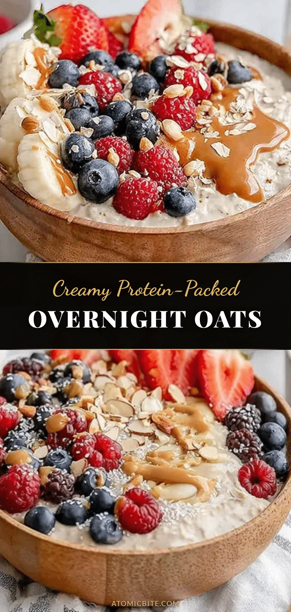 healthy protein-packed overnight oats recipe