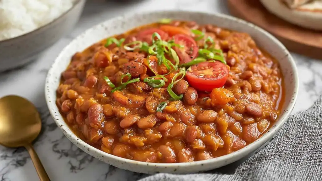 hearty pinto bean stew japanese style - featured image