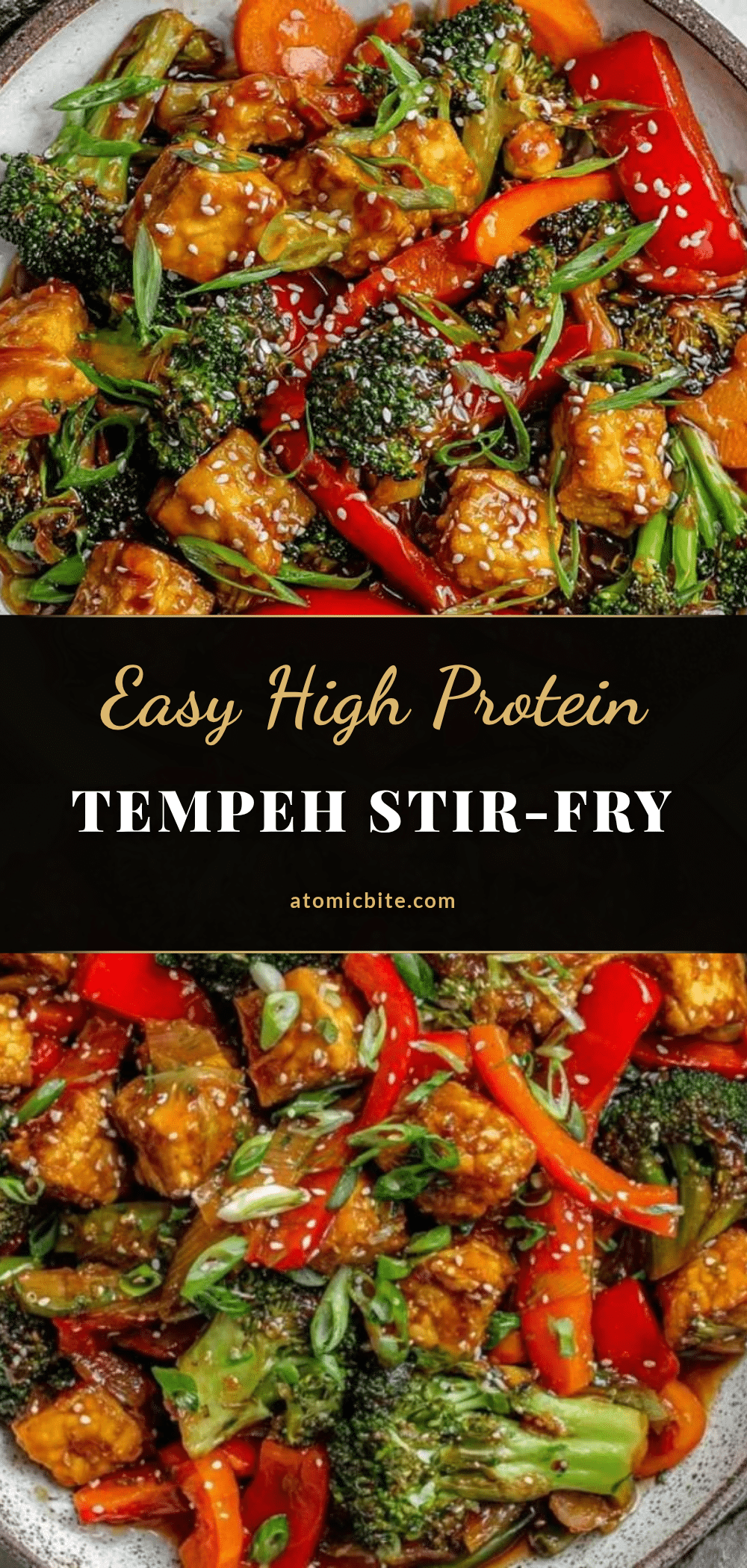 high protein tempeh stir-fry recipe