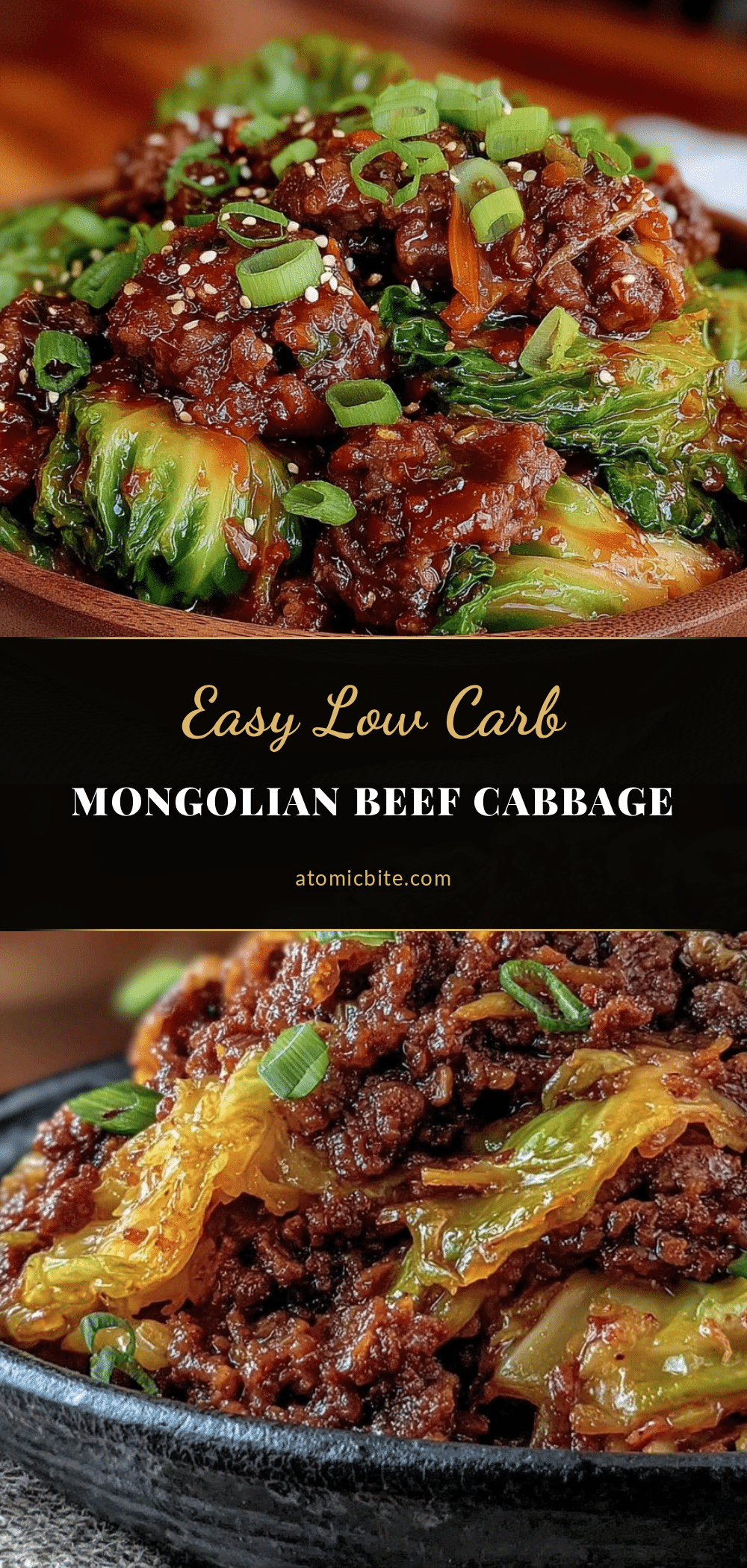 low carb mongolian ground beef cabbage recipe
