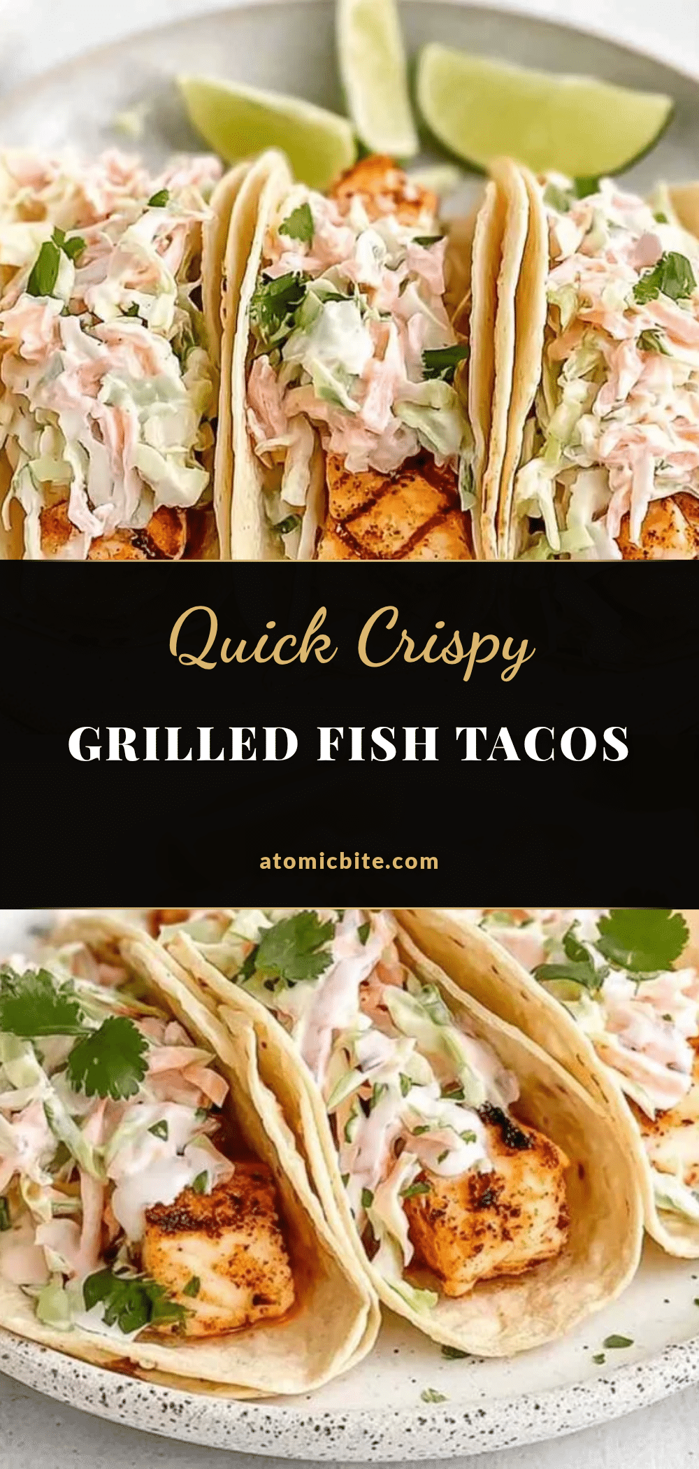 quick crispy grilled fish tacos recipe