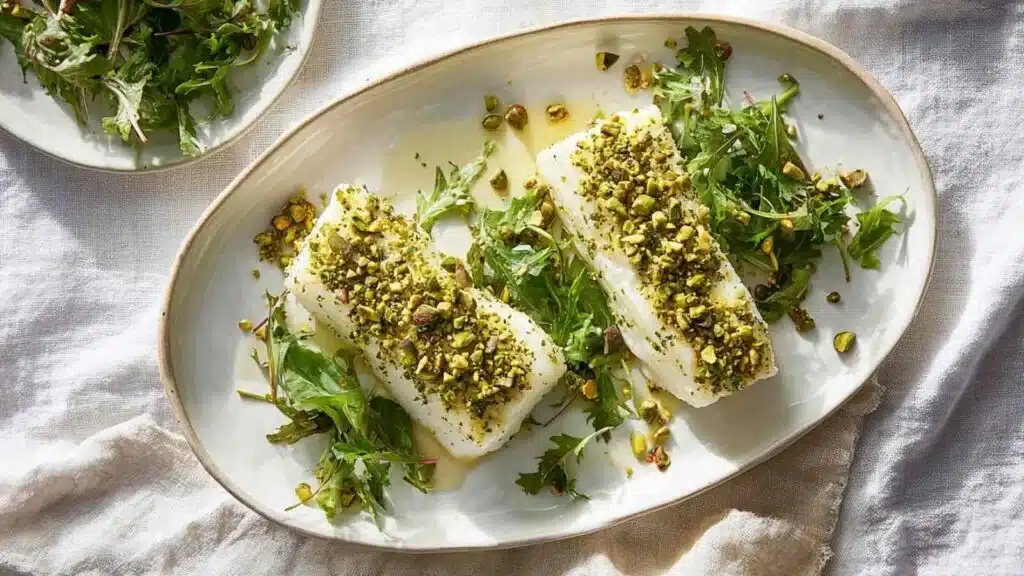 quick crispy herb baked fish preparation steps