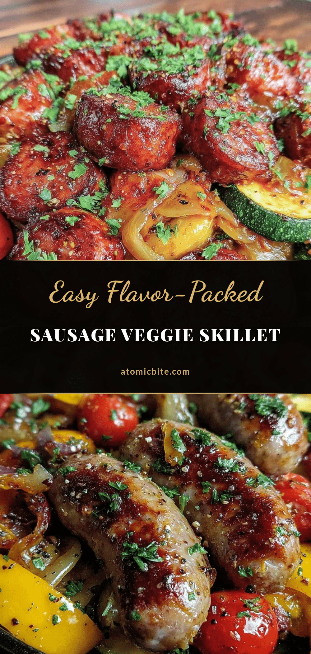 sausage veggie skillet bowl recipe