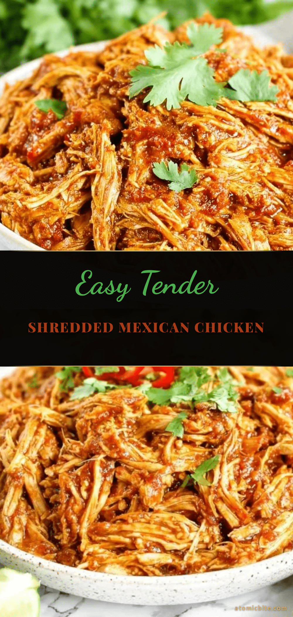 shredded Mexican chicken recipe