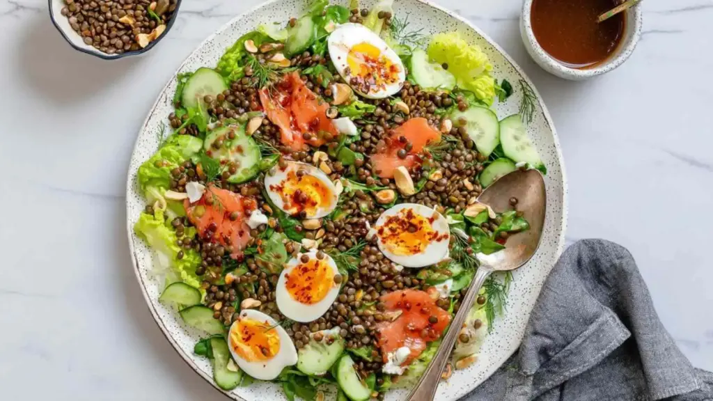 smoked trout brunch platter - featured image
