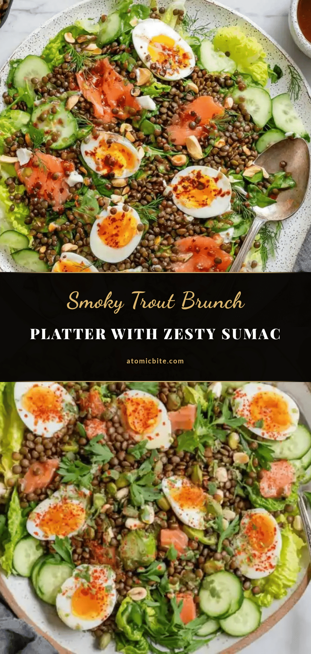 smoked trout brunch platter recipe