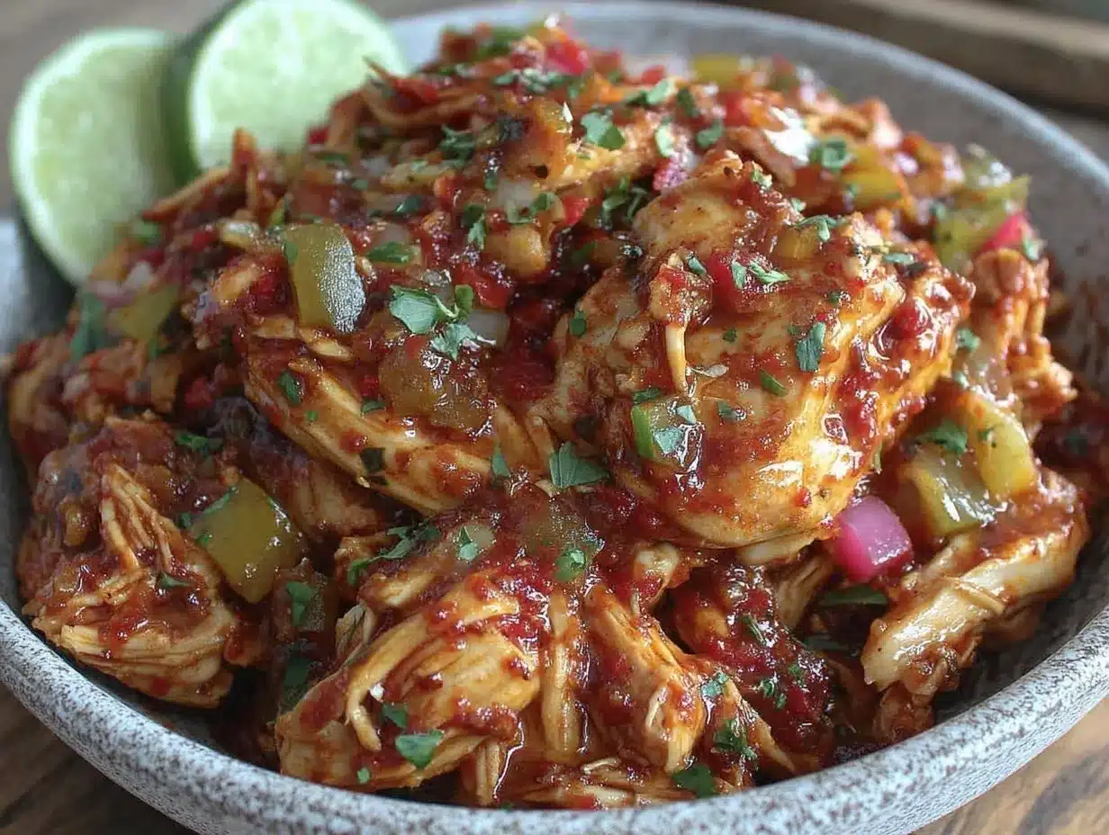 tender shredded mexican chicken preparation steps