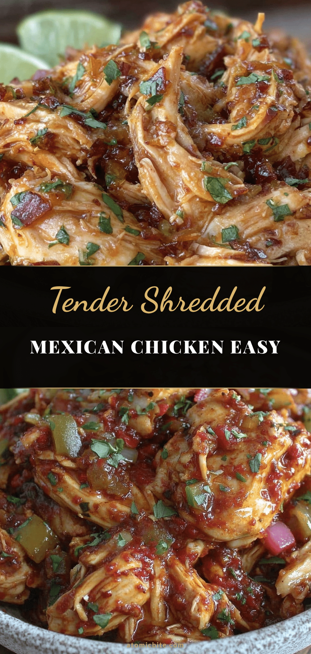 tender shredded mexican chicken recipe