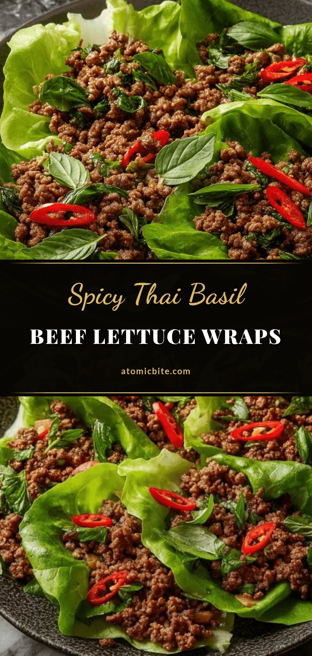thai basil beef lettuce cups recipe