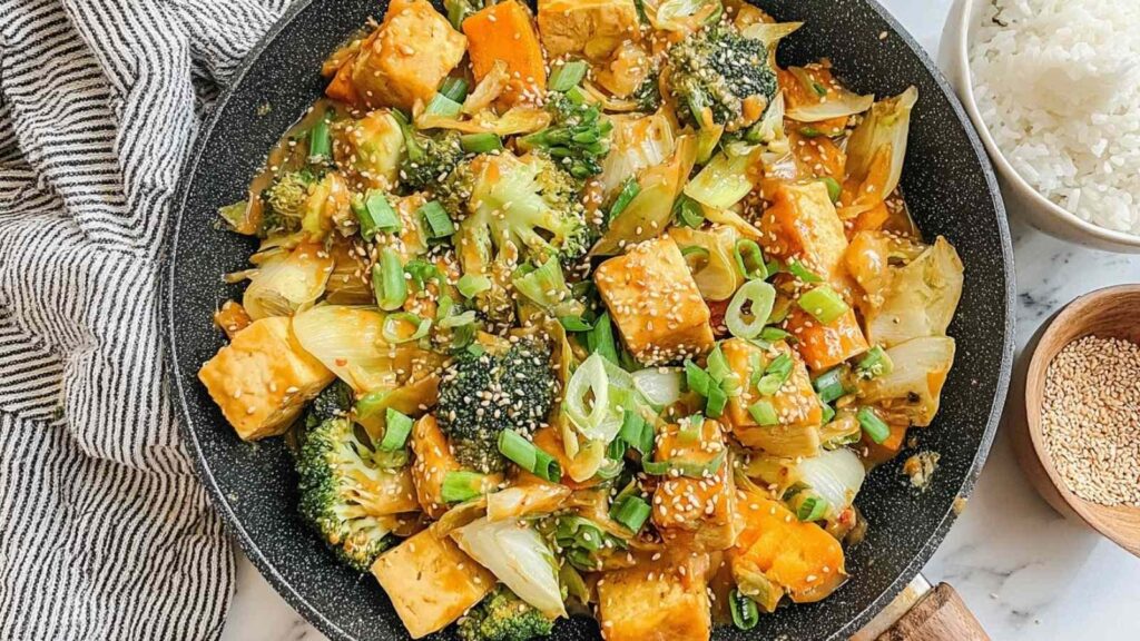 tofu vegetable stir-fry - featured image