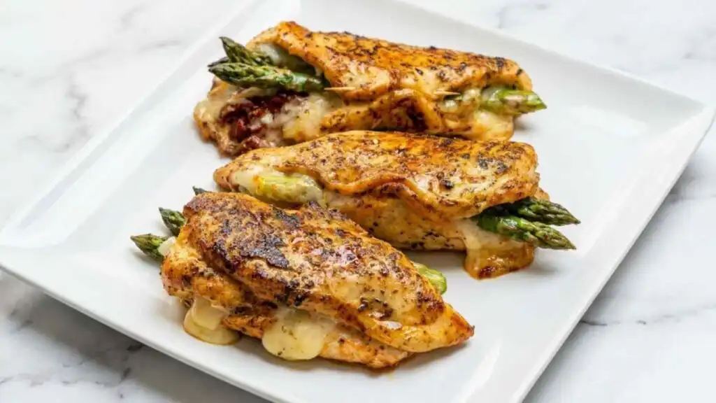 asparagus stuffed chicken breast preparation steps