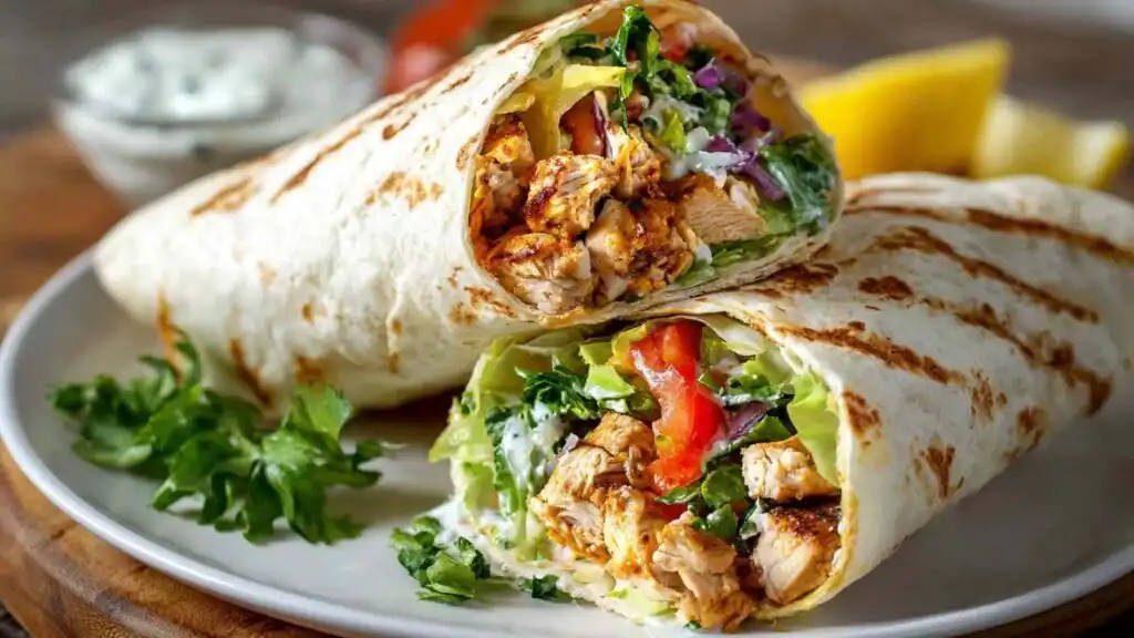 chipotle chicken wraps preparation steps