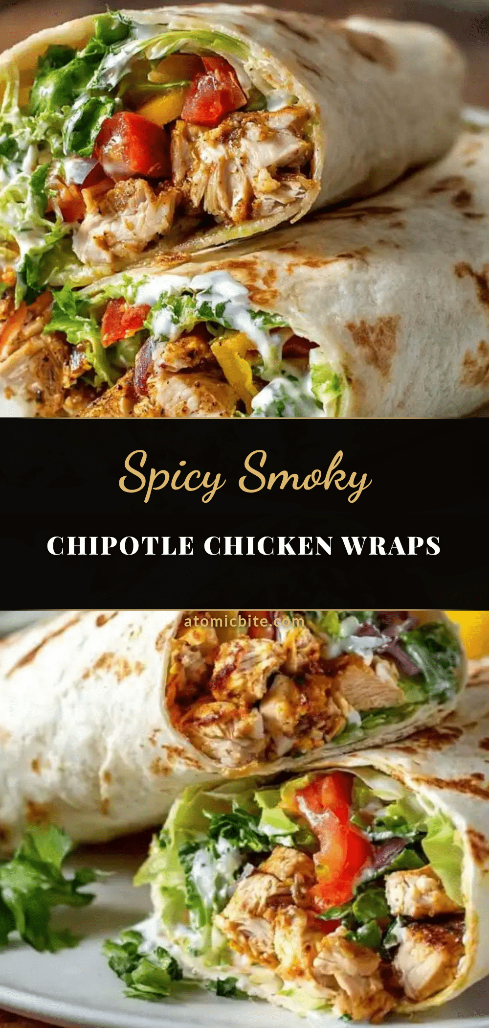 chipotle chicken wraps recipe