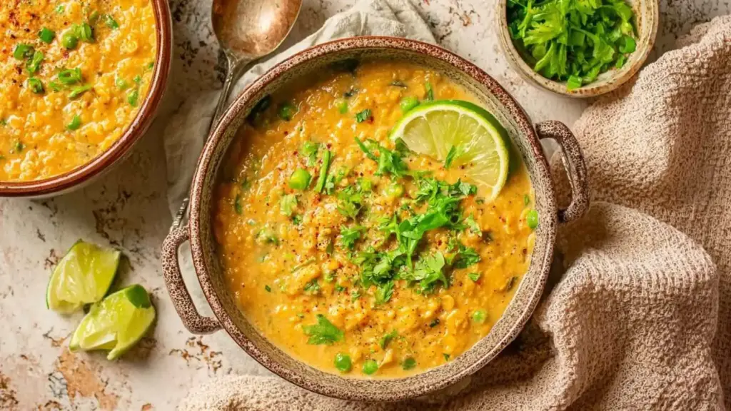creamy rendang red lentils - featured image