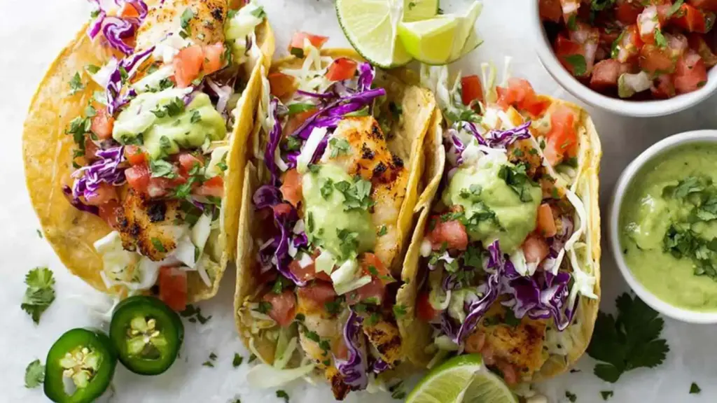 crispy baja fish tacos - featured image