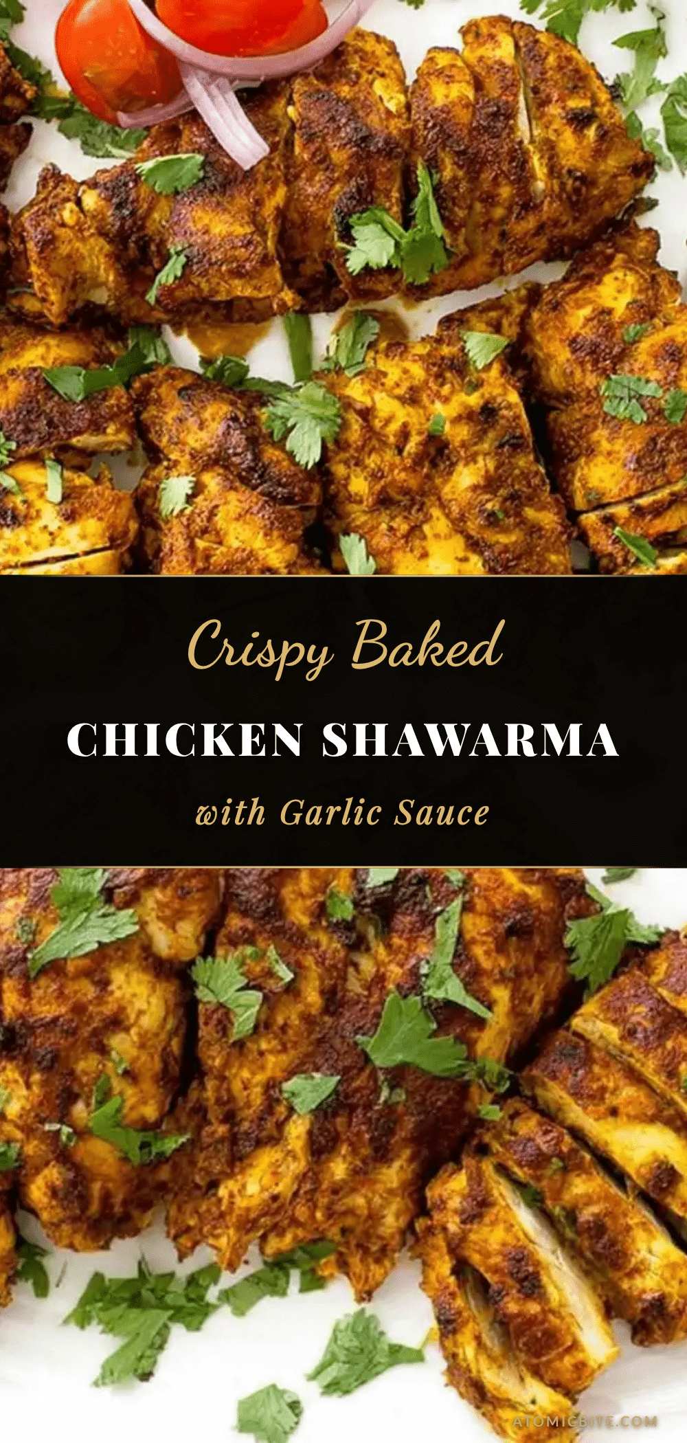 crispy baked chicken shawarma recipe