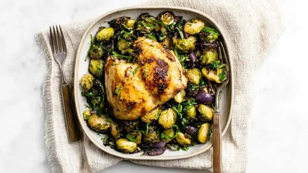 crispy balsamic roasted chicken preparation steps