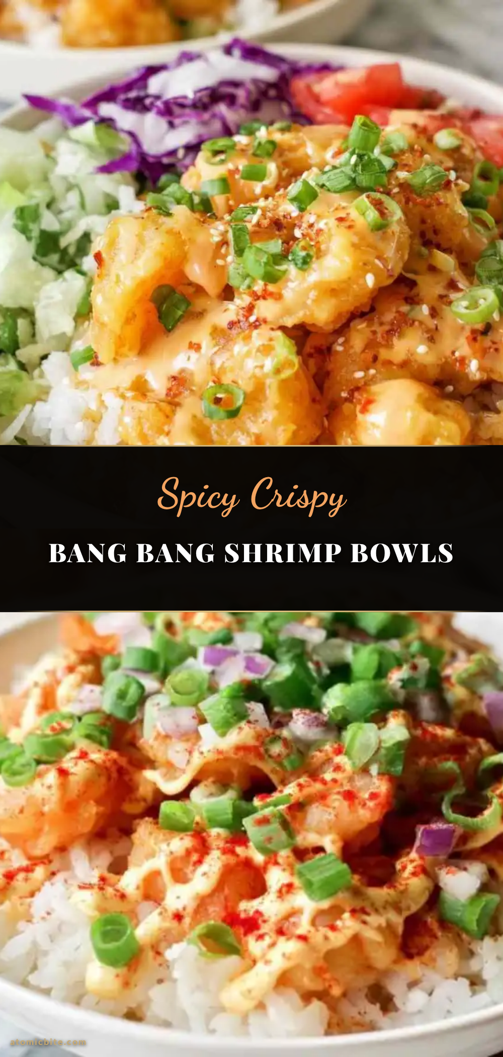 crispy bang bang shrimp rice bowls recipe